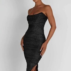 Demi Maxi Dress - Black Sparkle